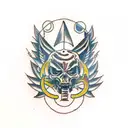 Lucifer tattoo design idea