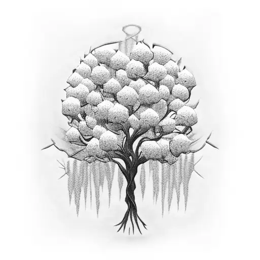 willow tree with roses with H & J 28/12l12 carved into tree trunk  tattoo design idea