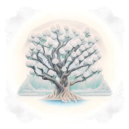 willow tree with roses with H & J 28/12l12 carved into tree trunk  tattoo design idea