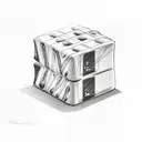 Chocolate bar tattoo design idea