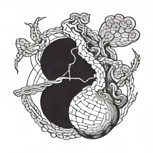 Sisyphus tattoo design idea