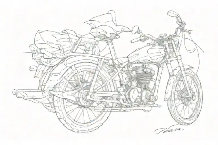 the inscription: "The days pass, the essence melts with them Like pure snow under your heels Under hundreds of wheels Drive, hurry somewhere tattoo design idea