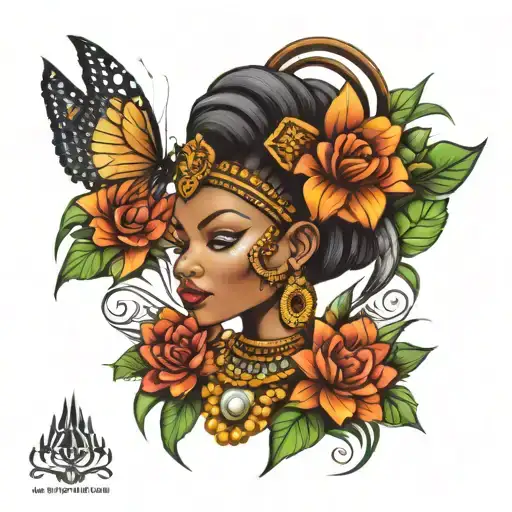 african queen tattoo design tattoo design idea