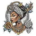 african queen tattoo design tattoo design idea