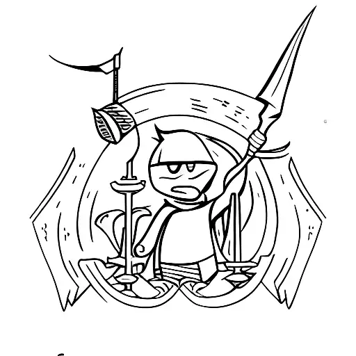 robin hood tattoo design idea