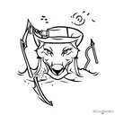 robin hood  tattoo design idea