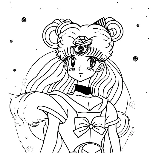 Sailor Moon tattoo design idea