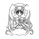 Sailor Moon tattoo design idea