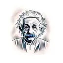 Albert Einstein  tattoo design idea
