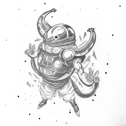 Hit dragon ball super tattoo design idea