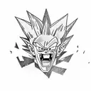 Hit dragon ball super tattoo design idea
