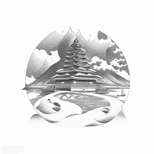 island of Bali with the name of Kristina on it  tattoo design idea