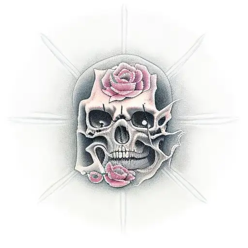 Don’t be afraid of death, he’s just your oldest friend coming back for what he forgot  tattoo design idea
