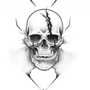 Don’t be afraid of death, he’s just your oldest friend coming back for what he forgot  tattoo design idea