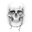 Don’t be afraid of death, he’s just your oldest friend coming back for what he forgot  tattoo design idea