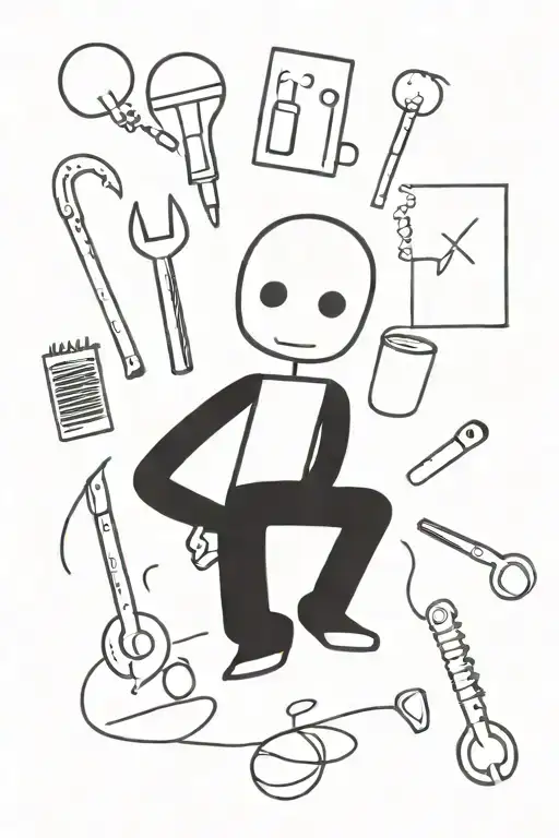 tools tattoo design idea