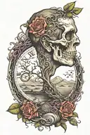 overcoming depression tattoo design idea