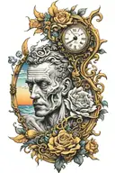 overcoming depression tattoo design idea