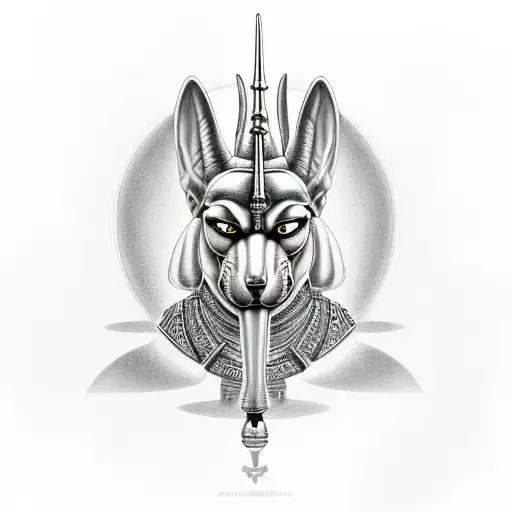 Anubis tattoo design idea