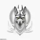 Anubis tattoo design idea