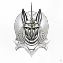 Anubis tattoo design idea