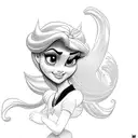 disney princesses  tattoo design idea