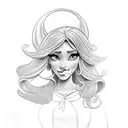 disney princesses  tattoo design idea