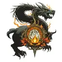 Lotr Fantasy style tattoo design idea
