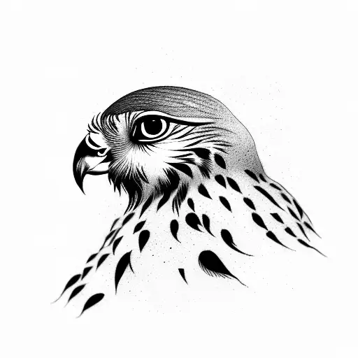 Mauritian Kestrel tattoo design idea