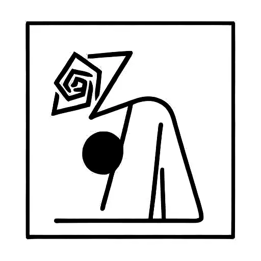 life is more important than ups and down tattoo design idea