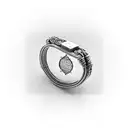 A bracelet with the 10 commandments in Hebrew, resembling the Matrix code tattoo design idea