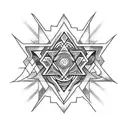 dmt molecule tattoo design idea