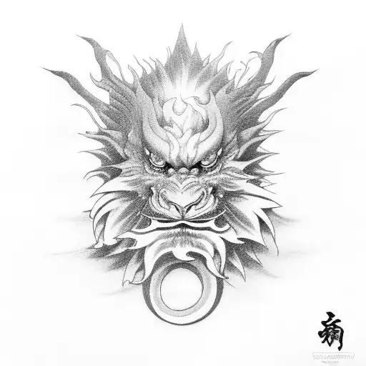 rengoku tattoo design idea