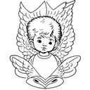 angel raphael tattoo design idea