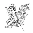 angel raphael tattoo design idea