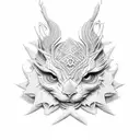 ange raphael tattoo design idea