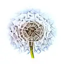 Dandelion tattoo design idea