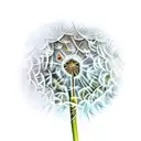 Dandelion tattoo design idea
