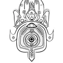 Hamsa Symbol tattoo design idea