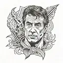 Sylvester stallone tattoo design idea