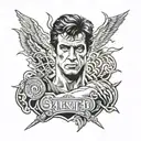 Sylvester stallone tattoo design idea