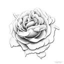 peony rose jasmine sunflower rap-around tattoo design idea