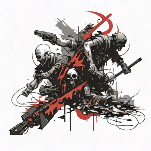 darkest dungeon scene tattoo design idea