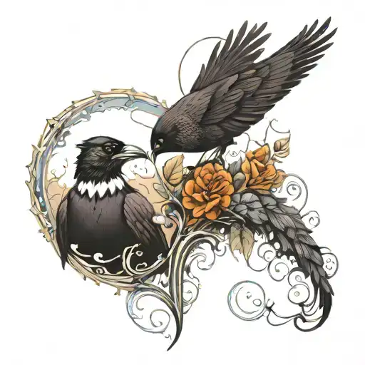 poe tattoo design idea