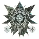 ghost in the shell tattoo design idea