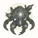 ghost in the shell tattoo design idea