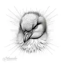 ugly duckling tattoo design idea