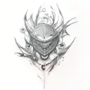 Stitches tokyo ghoul tattoo arm tattoo design idea