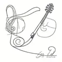 Noah Kahan music tattoo design idea