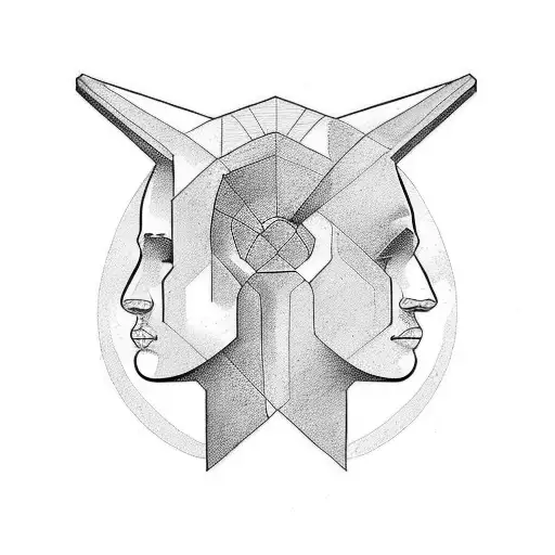 The Thinker tattoo design idea